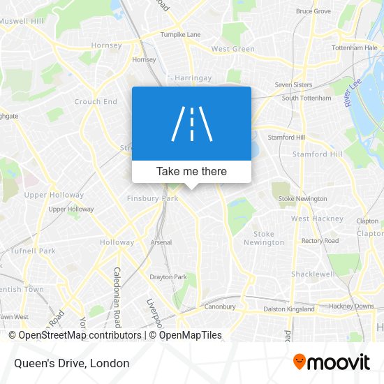 Queen's Drive map