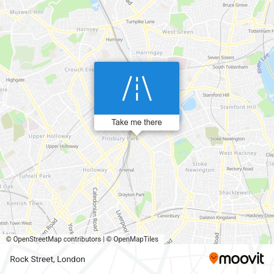 Rock Street map