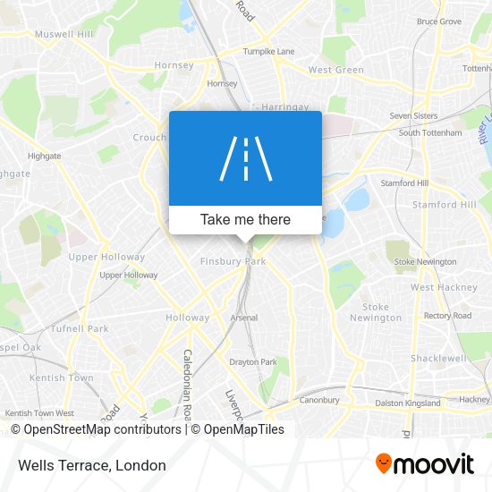 Wells Terrace map