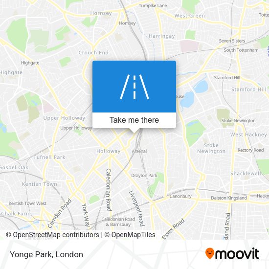 Yonge Park map