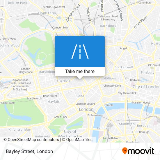 Bayley Street map