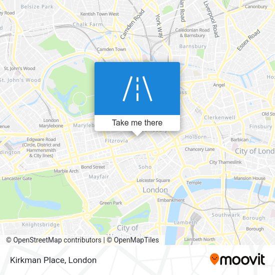 Kirkman Place map