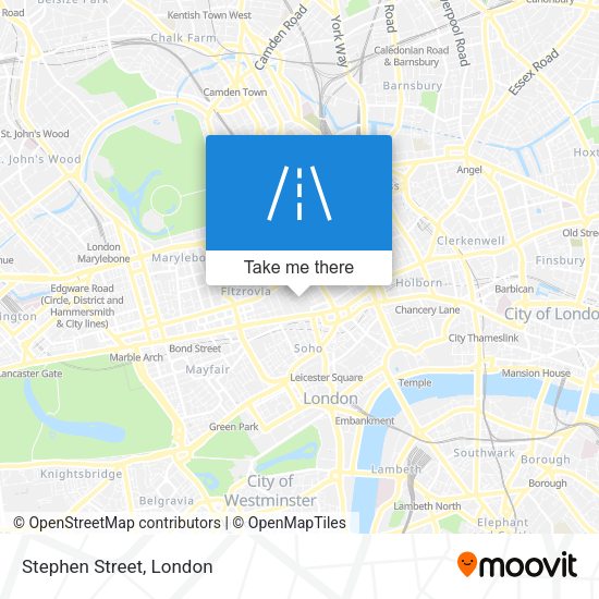 Stephen Street map