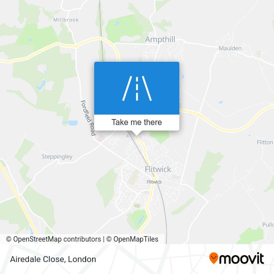 Airedale Close map