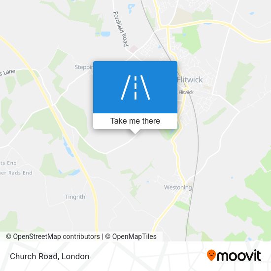 Church Road map