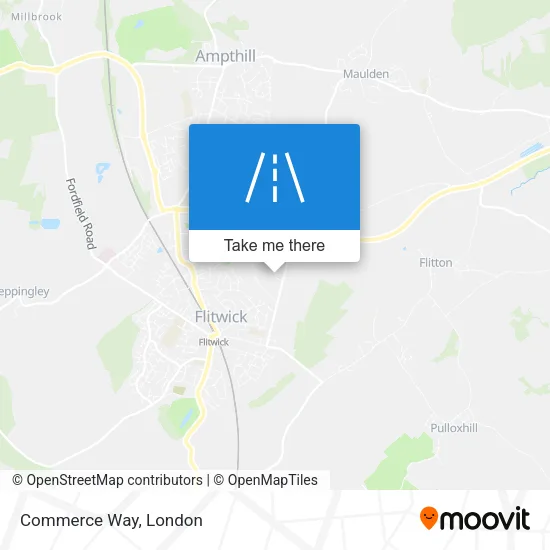 Commerce Way map