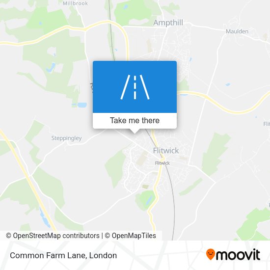 Common Farm Lane map