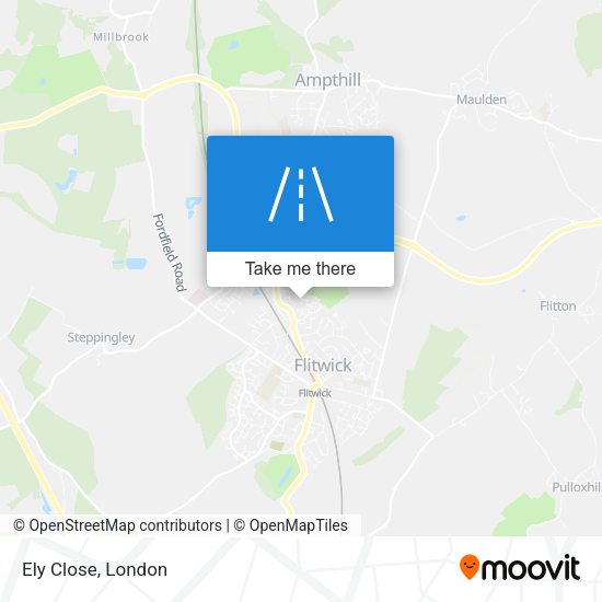 Ely Close map