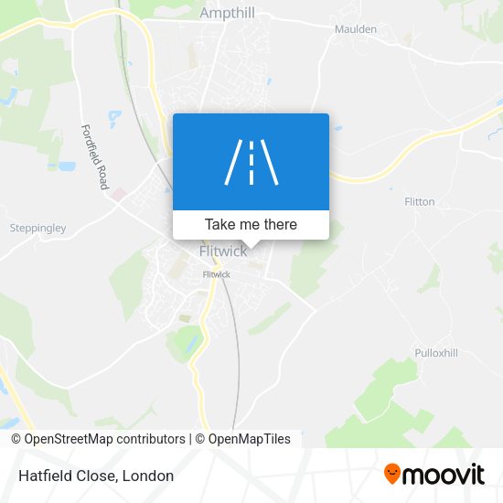 Hatfield Close map