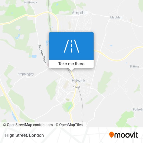 High Street map