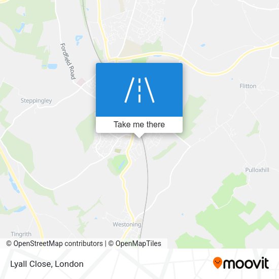 Lyall Close map