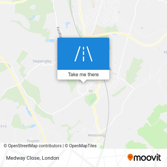 Medway Close map