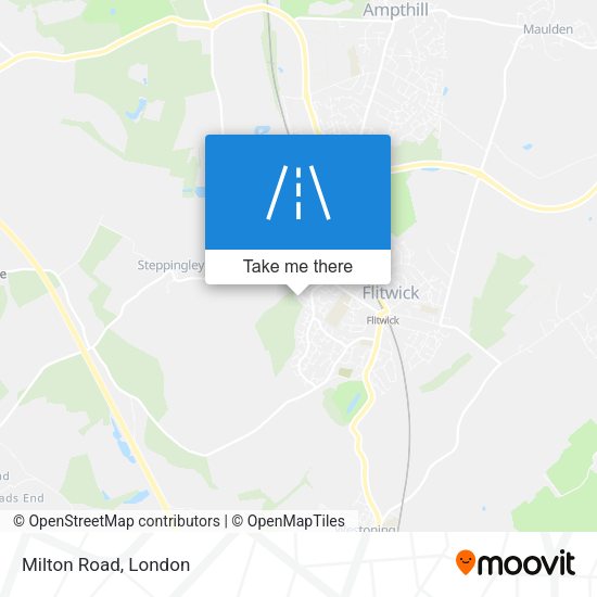 Milton Road map