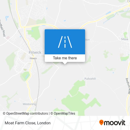 Moat Farm Close map