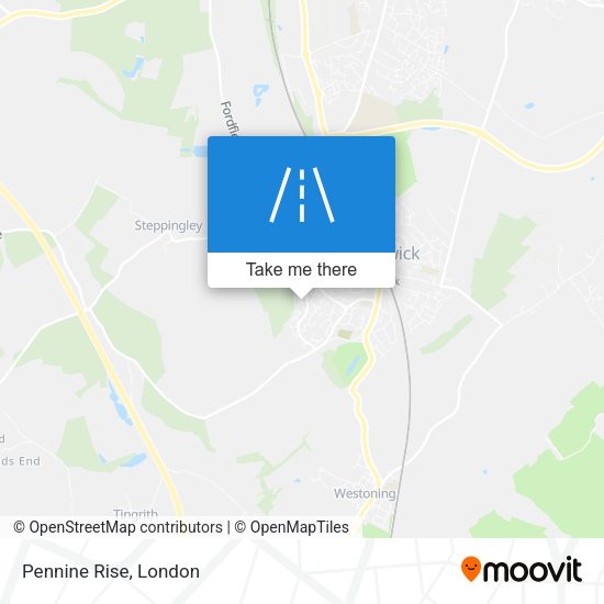 Pennine Rise map