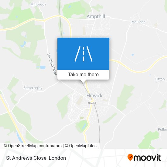 St Andrews Close map