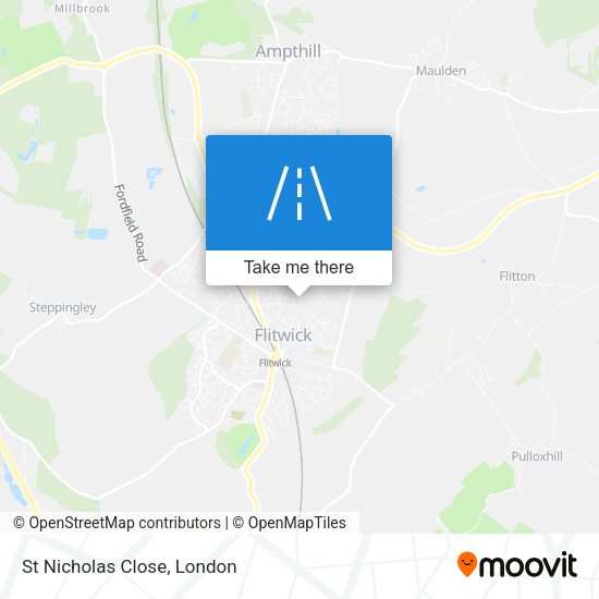 St Nicholas Close map