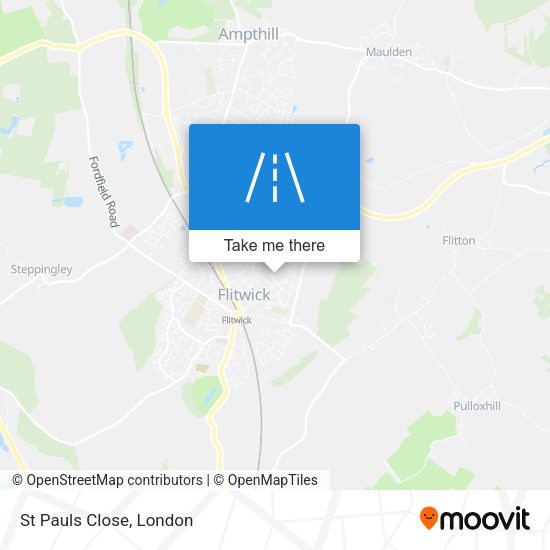 St Pauls Close map