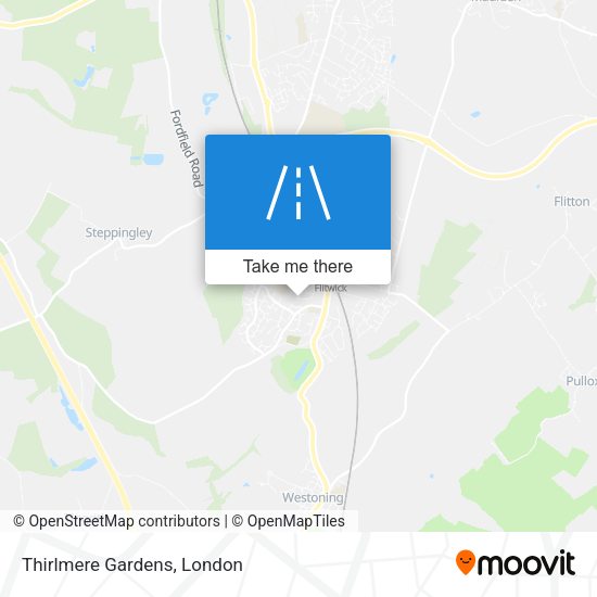 Thirlmere Gardens map