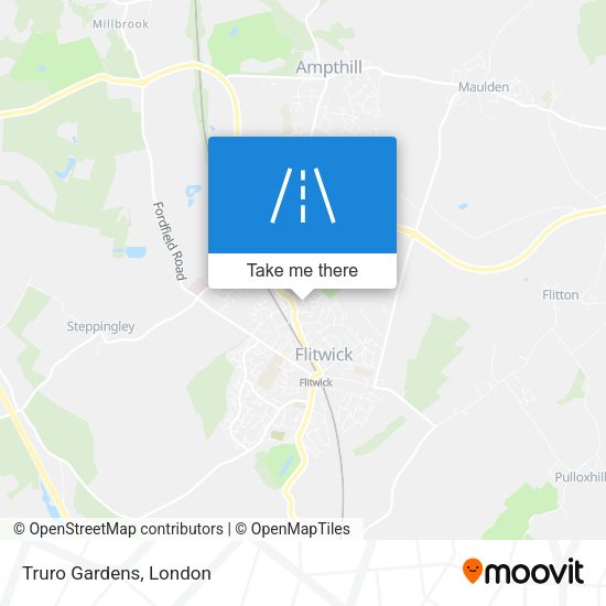 Truro Gardens map