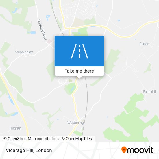 Vicarage Hill map