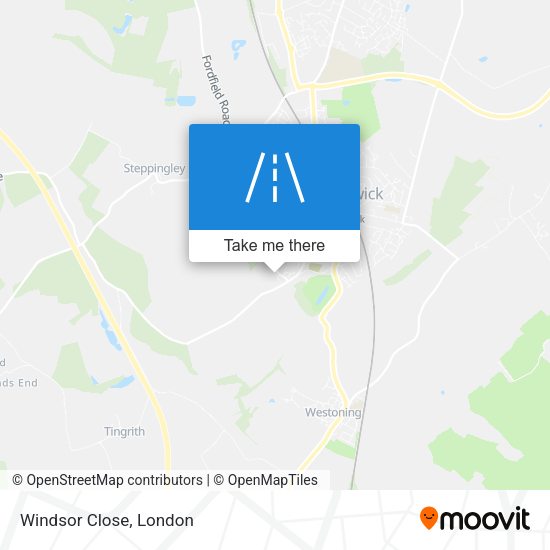 Windsor Close map