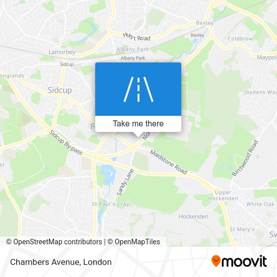 Chambers Avenue map