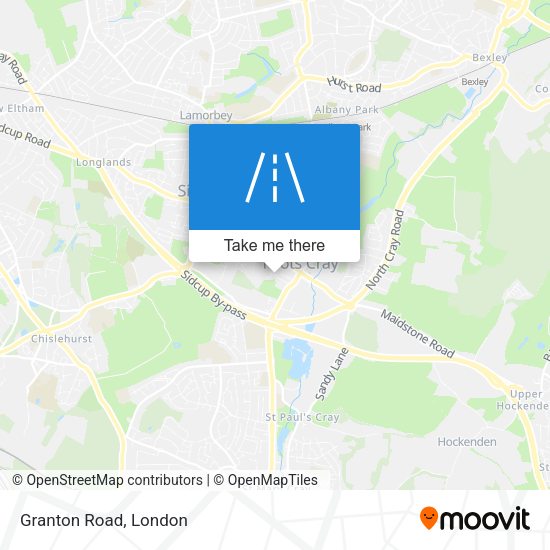 Granton Road map