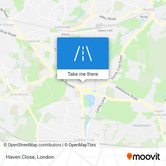 Haven Close map