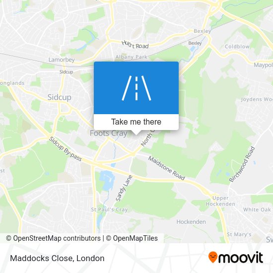 Maddocks Close map