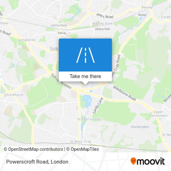 Powerscroft Road map