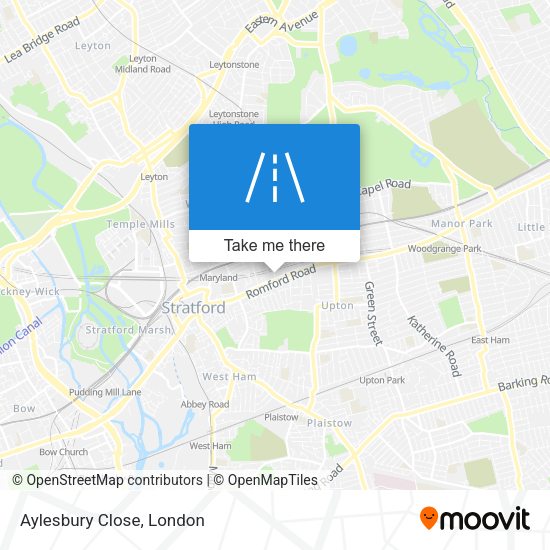 Aylesbury Close map