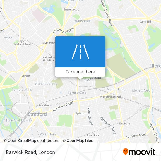 Barwick Road map