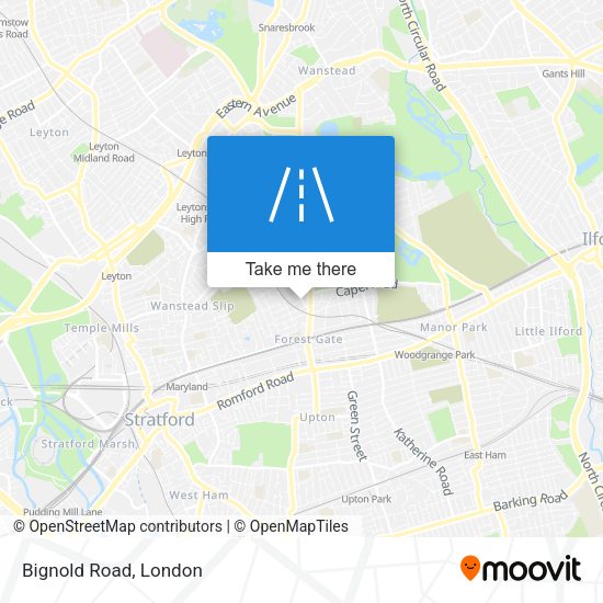 Bignold Road map