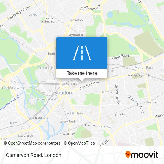 Carnarvon Road map