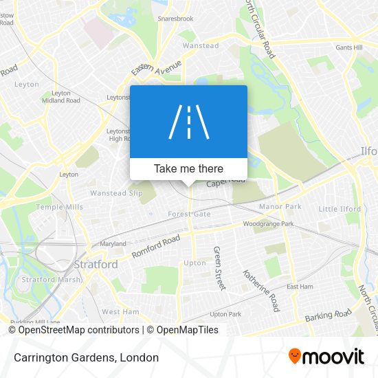 Carrington Gardens map