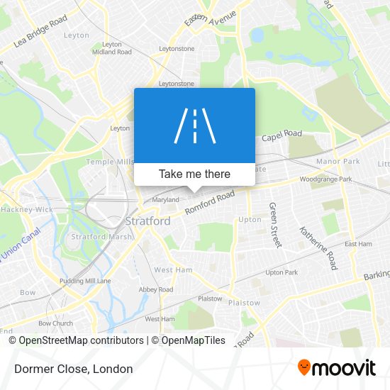 Dormer Close map