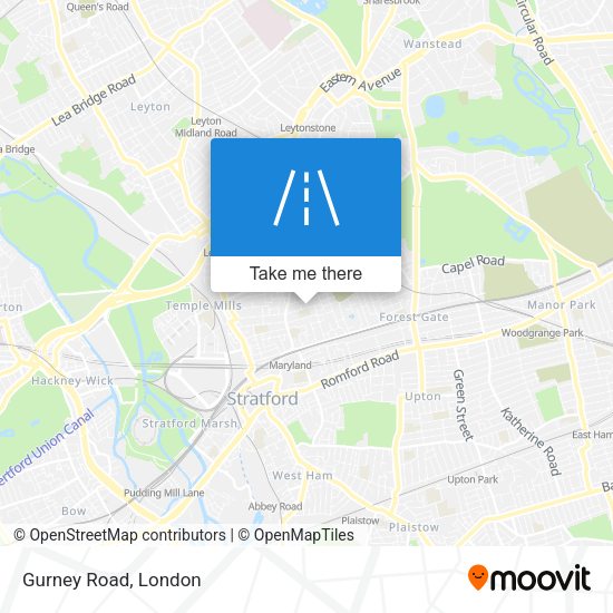 Gurney Road map