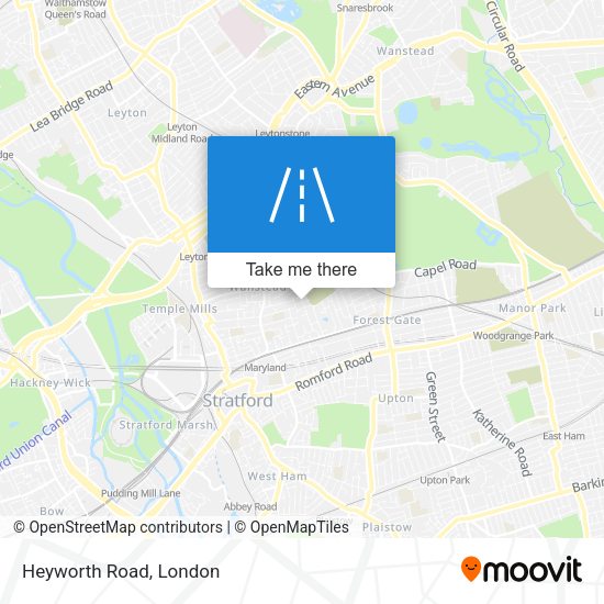 Heyworth Road map