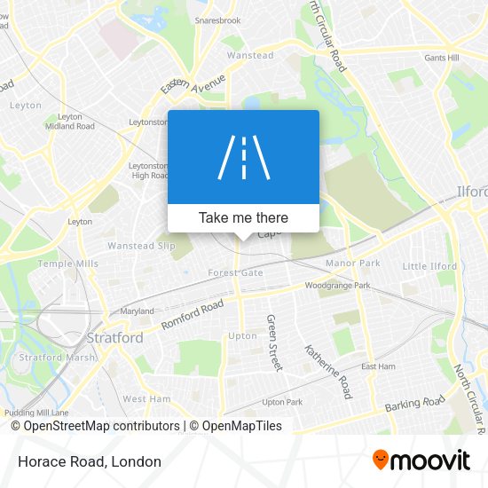 Horace Road map