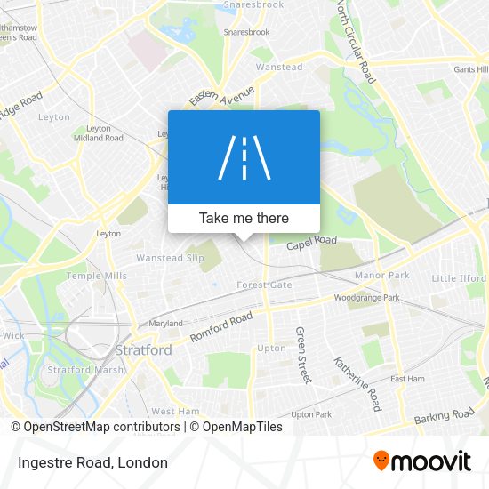 Ingestre Road map