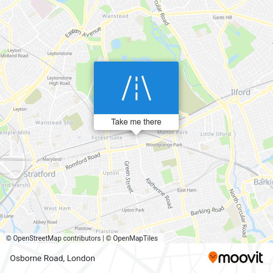 Osborne Road map