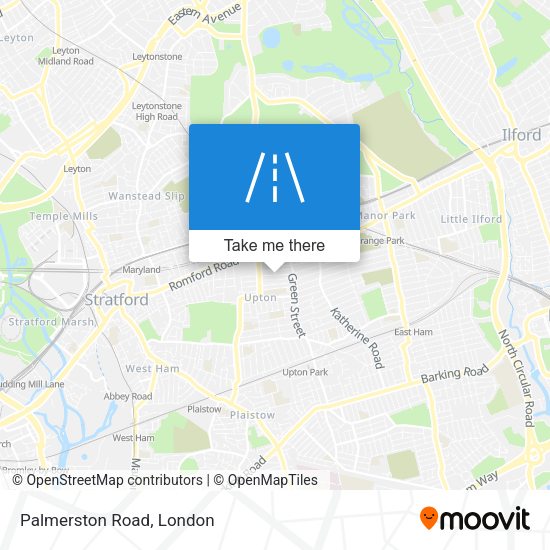 Palmerston Road map