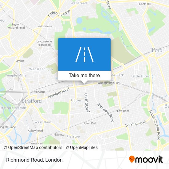 Richmond Road map