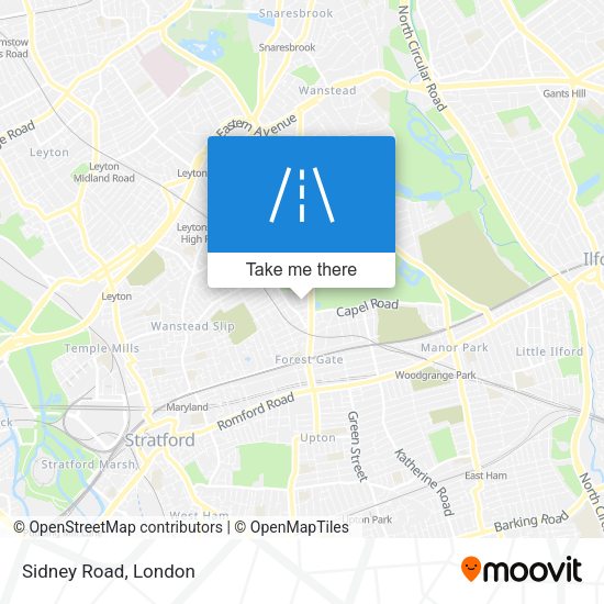 Sidney Road map