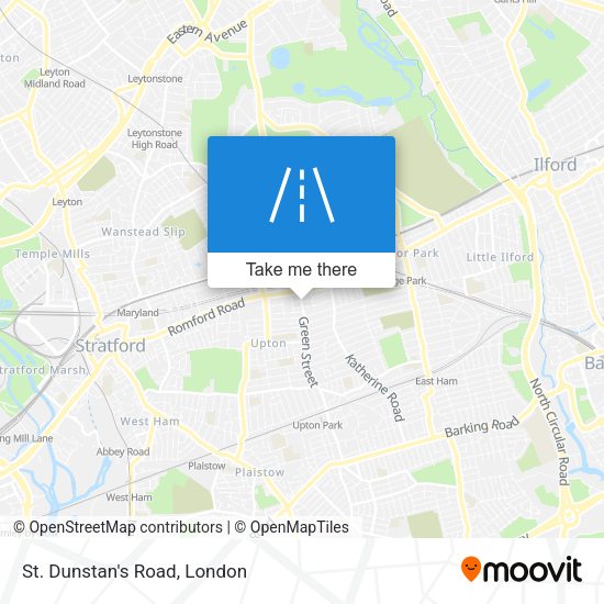 St. Dunstan's Road map