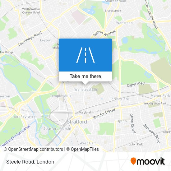 Steele Road map