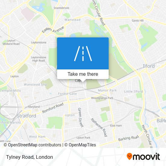 Tylney Road map