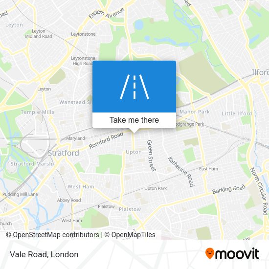 Vale Road map