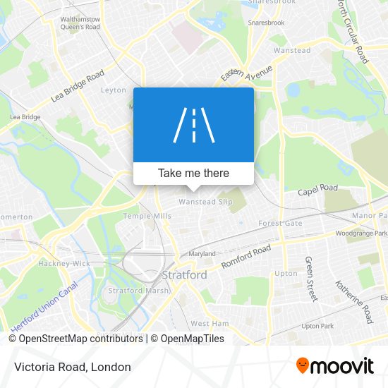 Victoria Road map